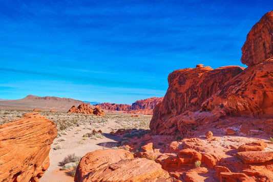 Valley Of Fire Desert Rock Mountains Picture Magnet Magnet Picture Print