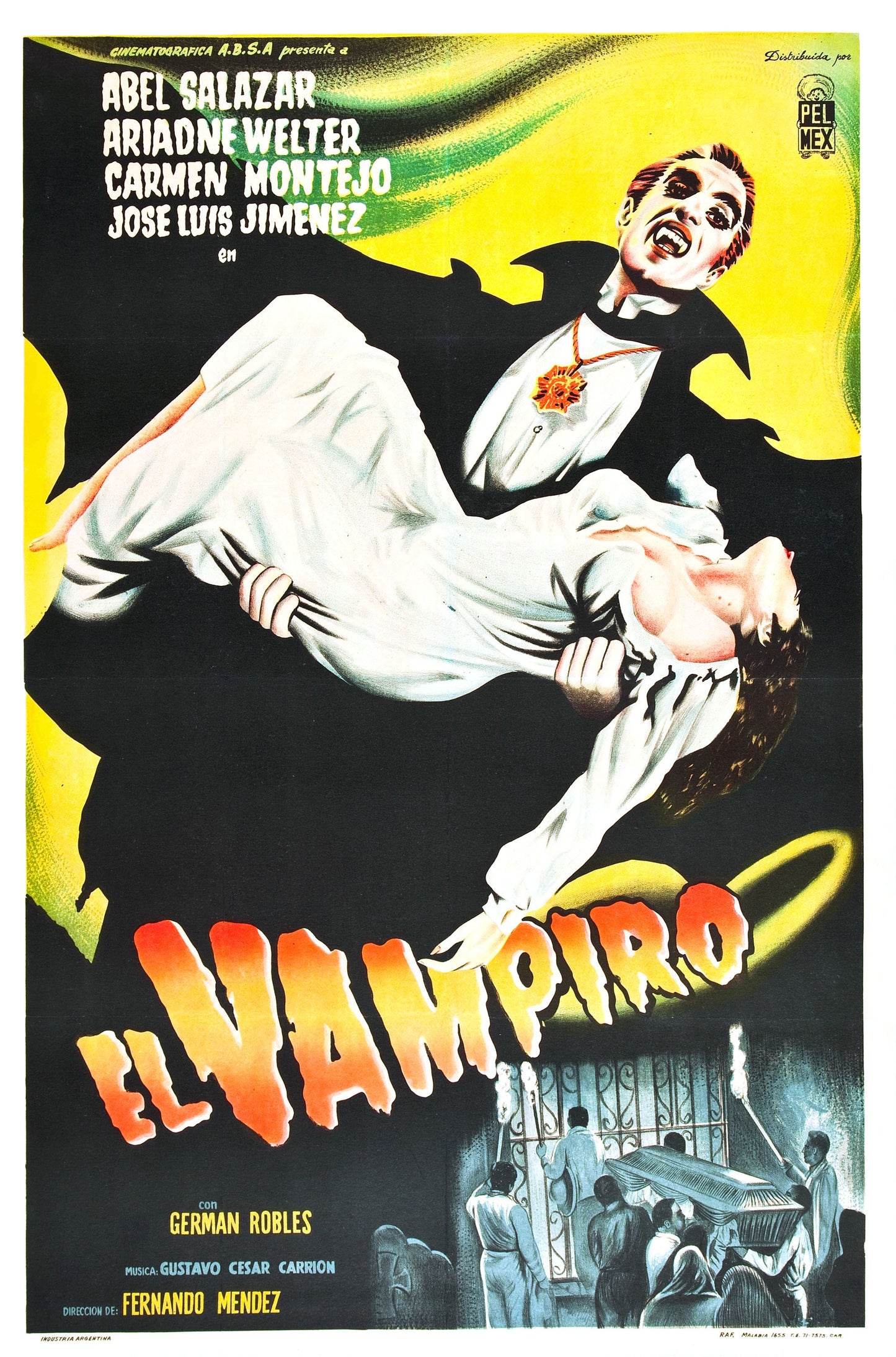 Vampire 1957 Mexico 02 Movie Magnet