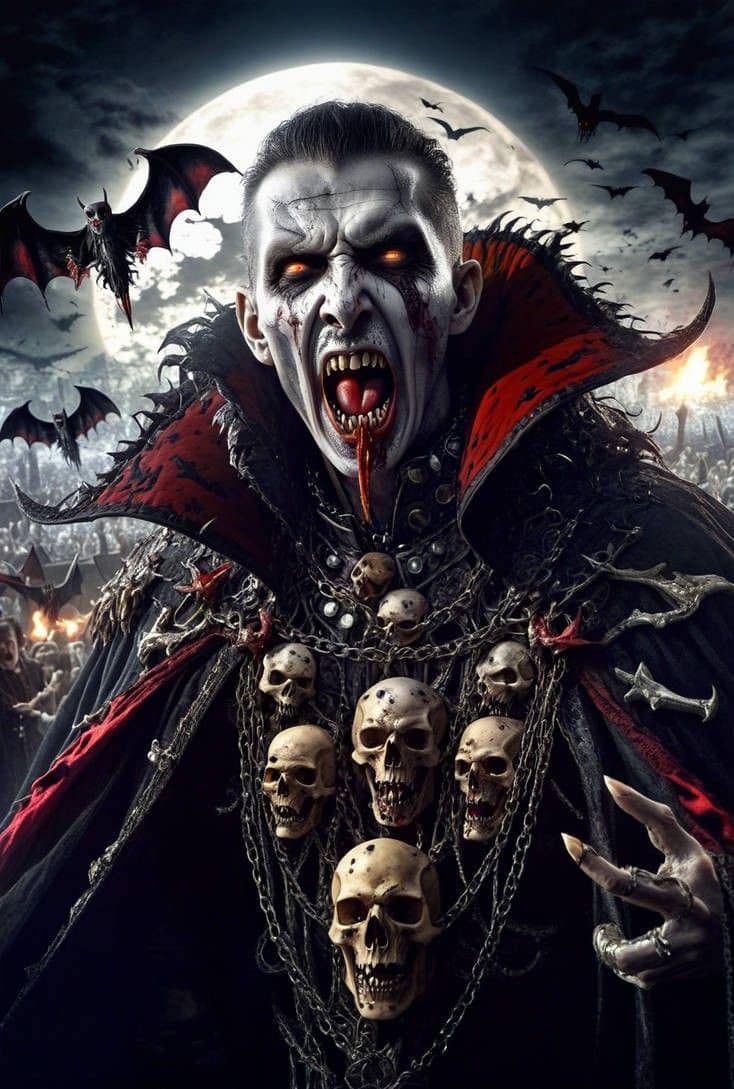 Vampire Costume Halloween Party Jigsaw Puzzle