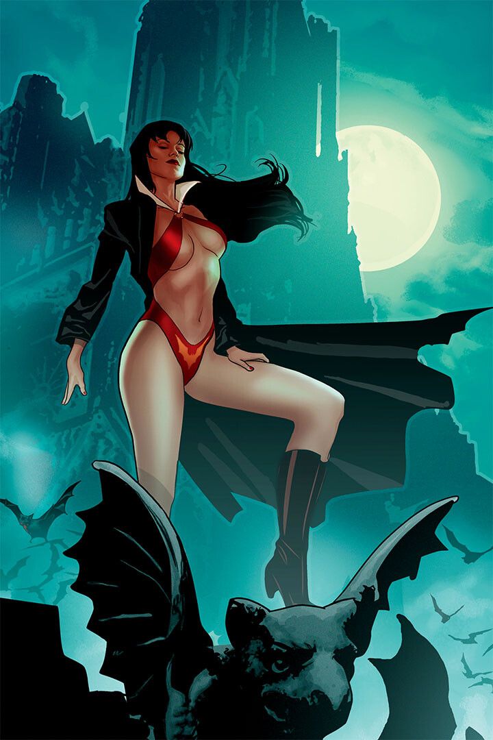 Vampirella Fantasy Art Dynamite #2 Comic Heroine Art Home Jigsaw Puzzle