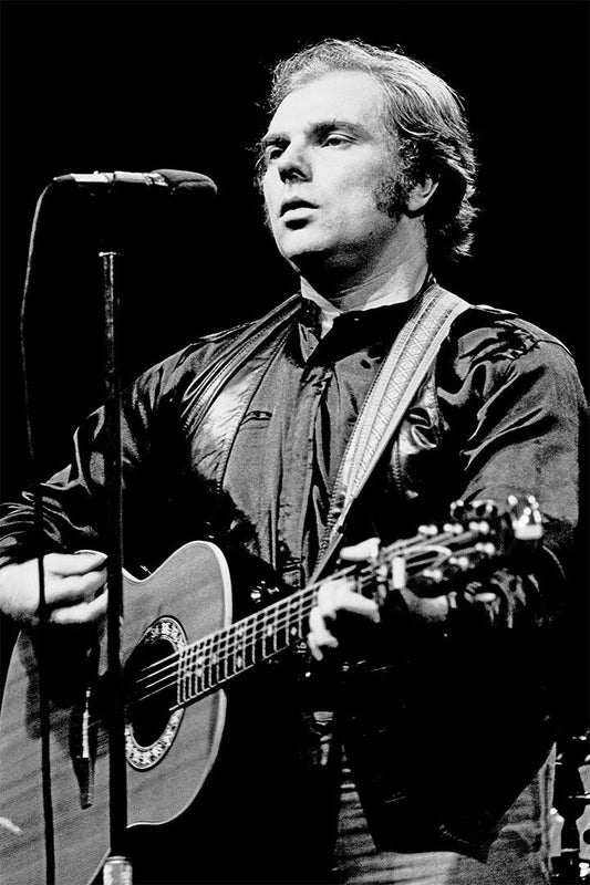 Van Morrison Plays Guitar At The Event Vintage Wall Home Decor Jigsaw Puzzle