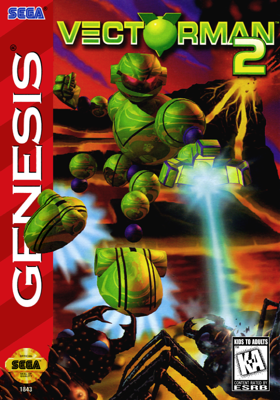 Vectorman 2 (Usa) Genesis Print Poster
