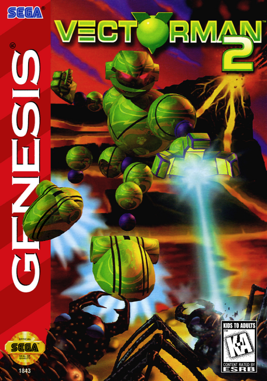 Vectorman 2 (Usa) Genesis Print Poster