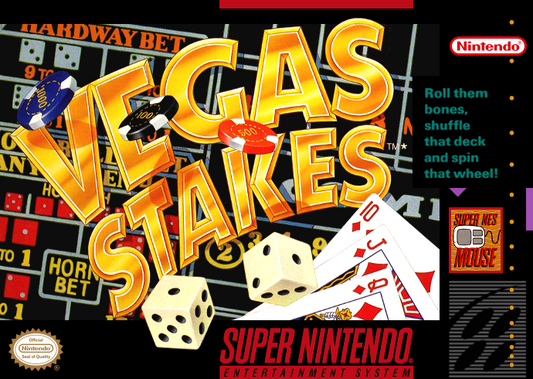 Vegas Stakes (Usa) Snes Print Poster