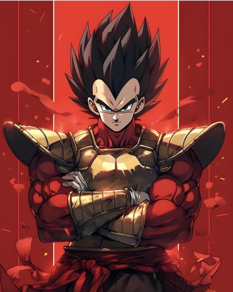 Vegeta Super Saiyan Character Art Jigsaw Puzzle