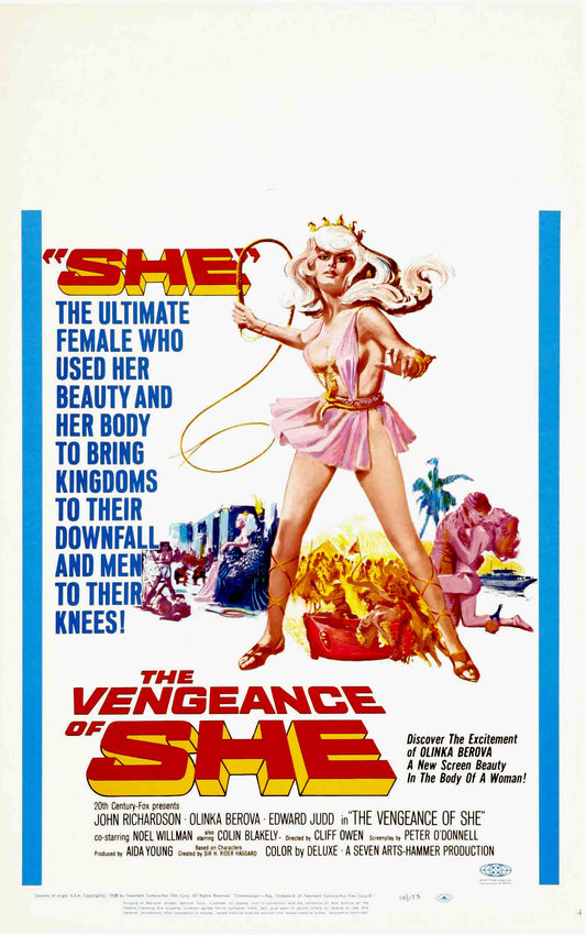 Vengeance Of She 01 Movie Poster