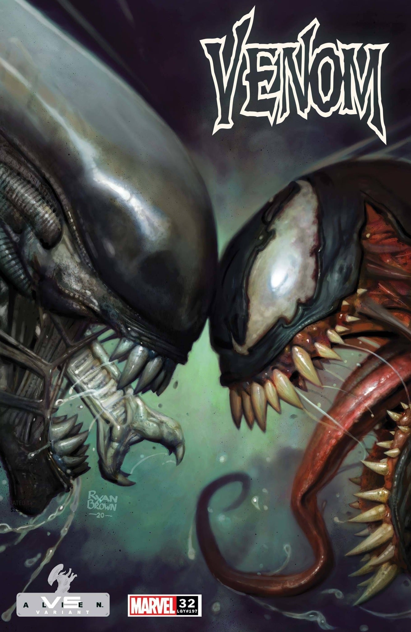 Venom Alien Showdown Artwork Jigsaw Puzzle