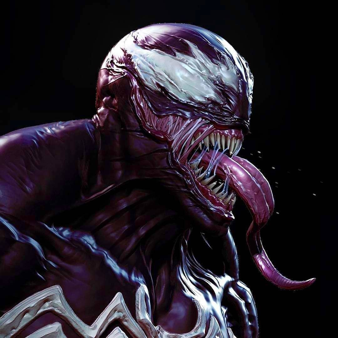 Venom Character Closeup Print Poster