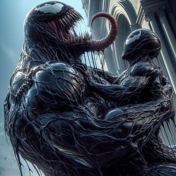 Venom Characters Clash Print Poster