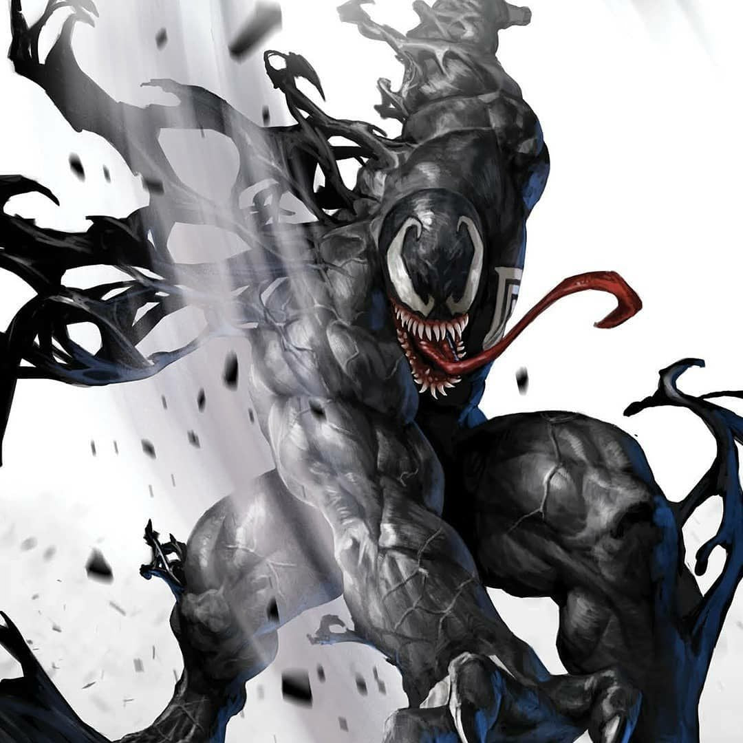 Venom Comic Art Print Poster