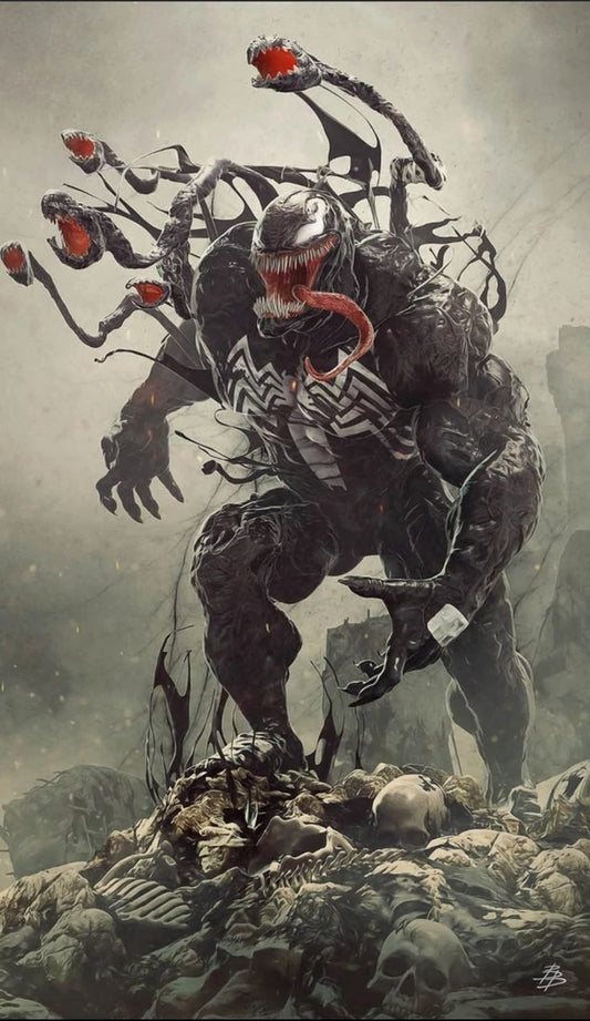 Venom Monster Artwork Print Poster