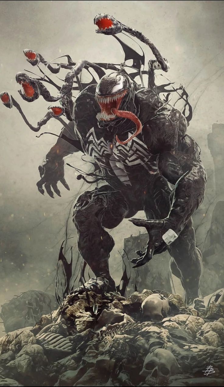 Venom Monster Artwork Jigsaw Puzzle