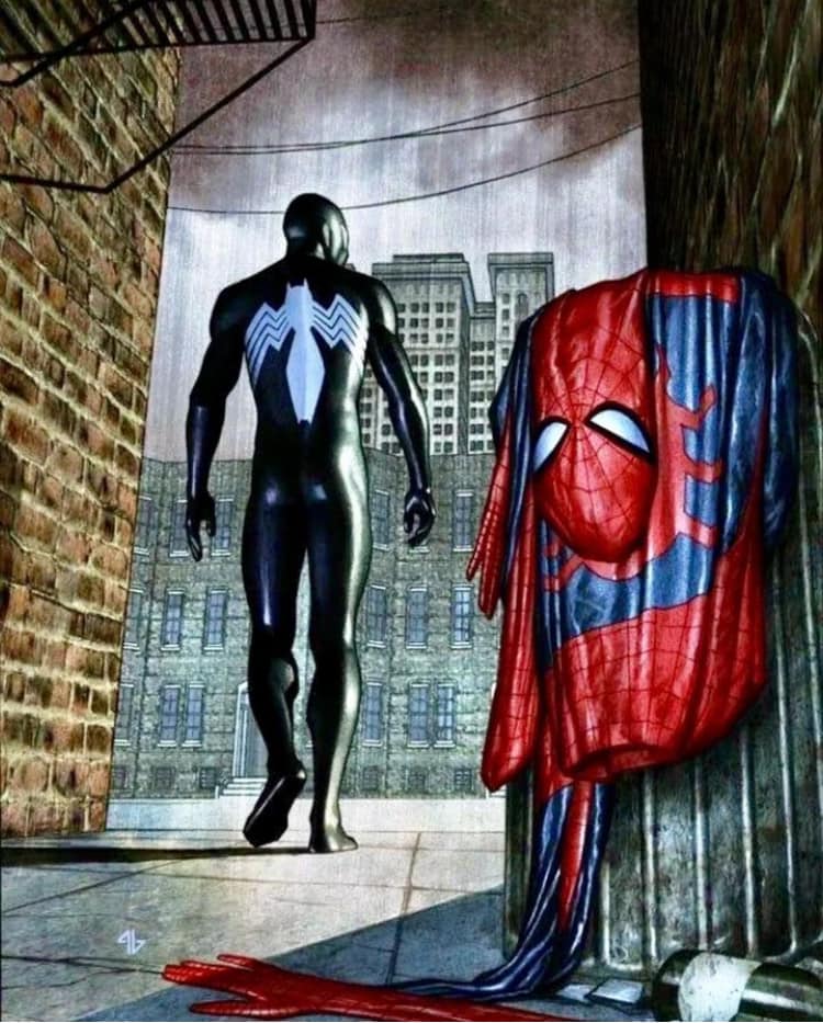 Venom Spider Man Alleyway Jigsaw Puzzle