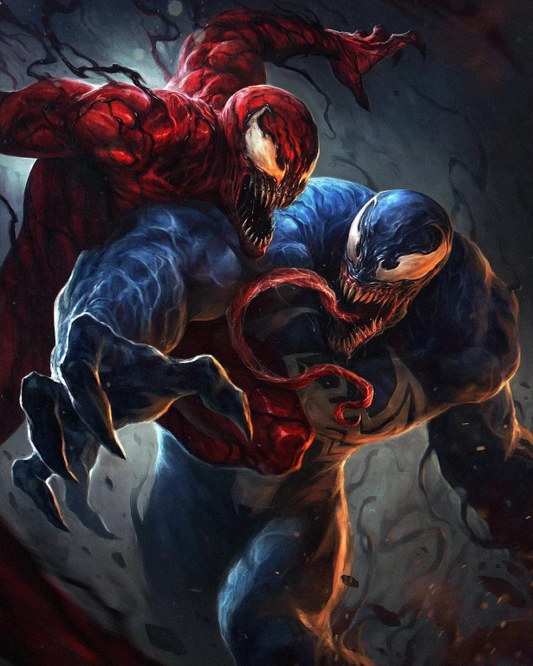 Venom And Carnage 8459 Print Poster