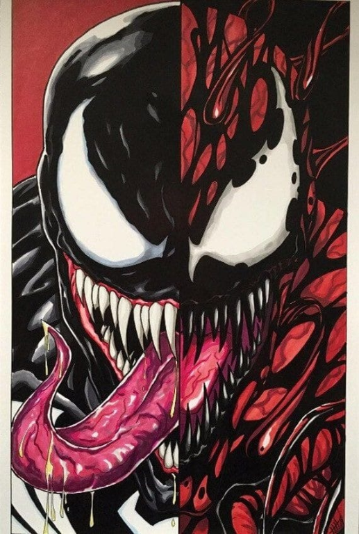 Venom Carnage Fusion 1234 Print Poster