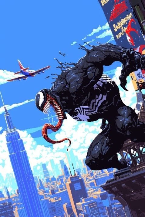 Venom Cityscape 743 Print Poster