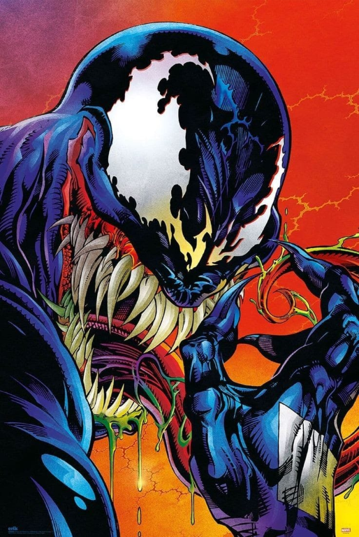 Venom Fanged Aliens Lethal Protector 742 Print Poster