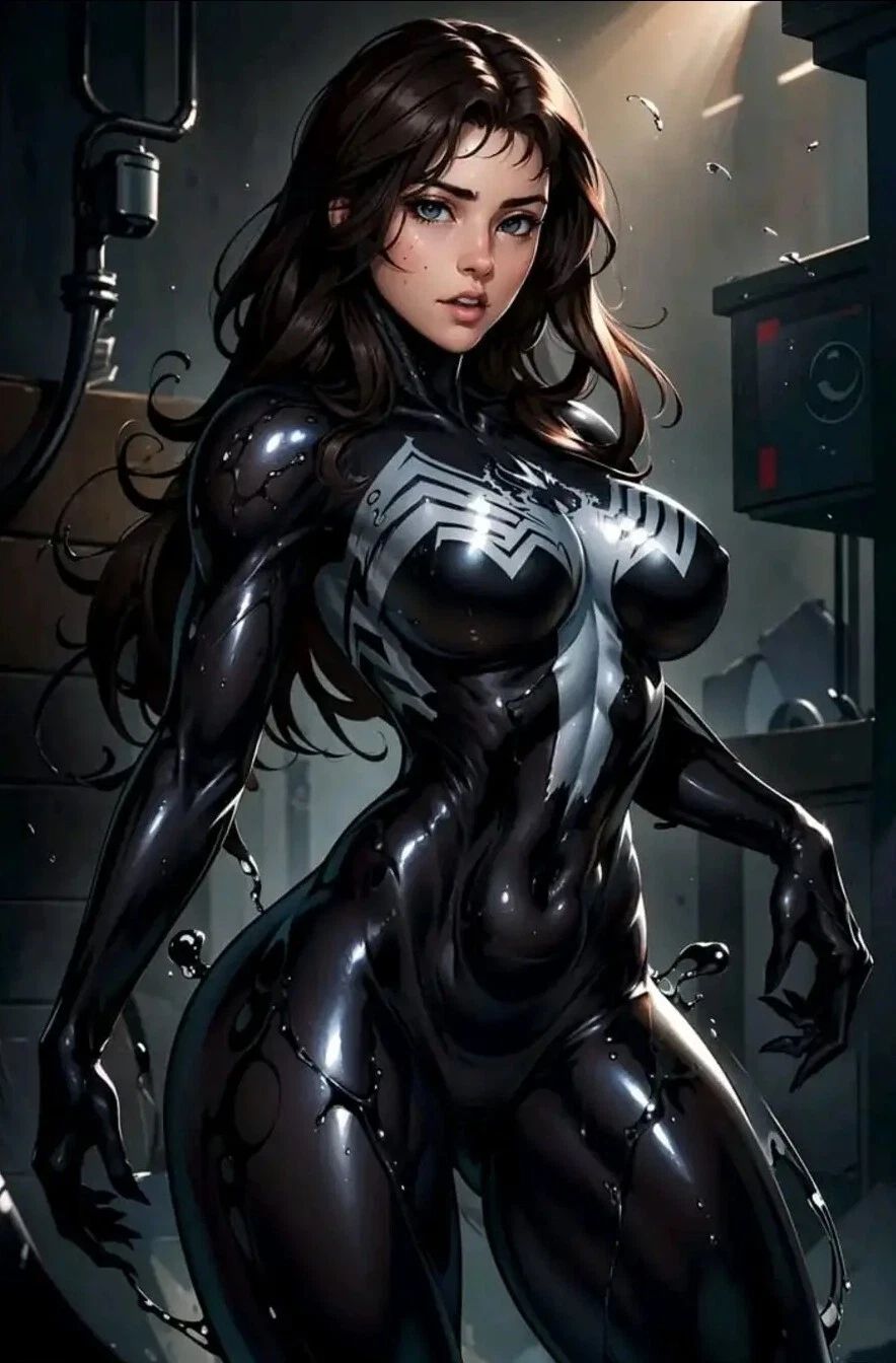 Venom Girl Comic Cover Poster