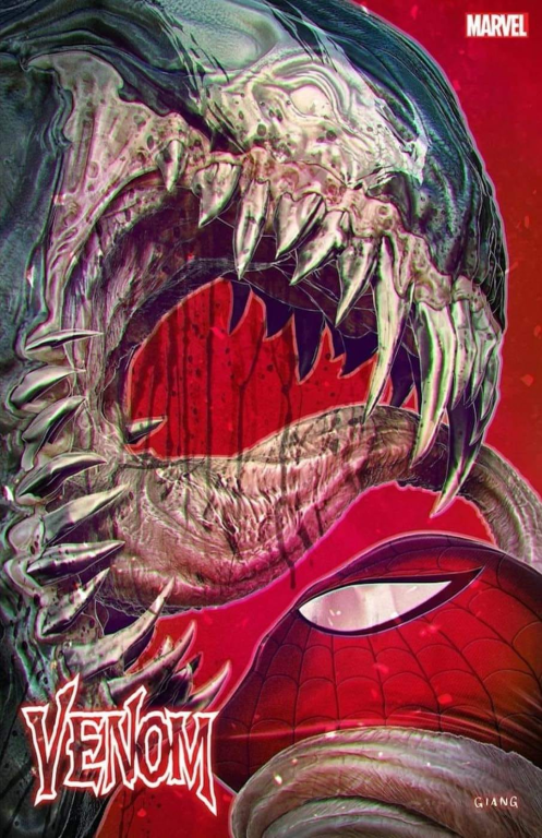 Venom Mouth Open Comic Design 2754 Jigsaw Puzzle