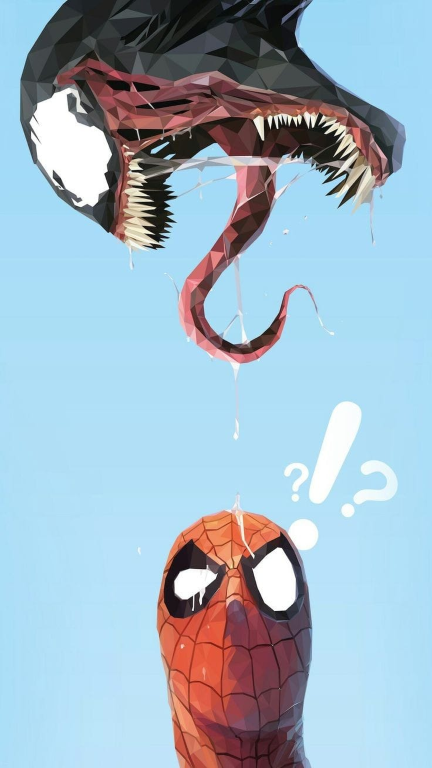 Venom Spider Encounter 9864 Print Poster