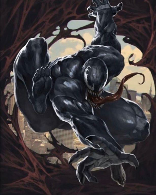 Venom Swinging Tongue 012 Jigsaw Puzzle