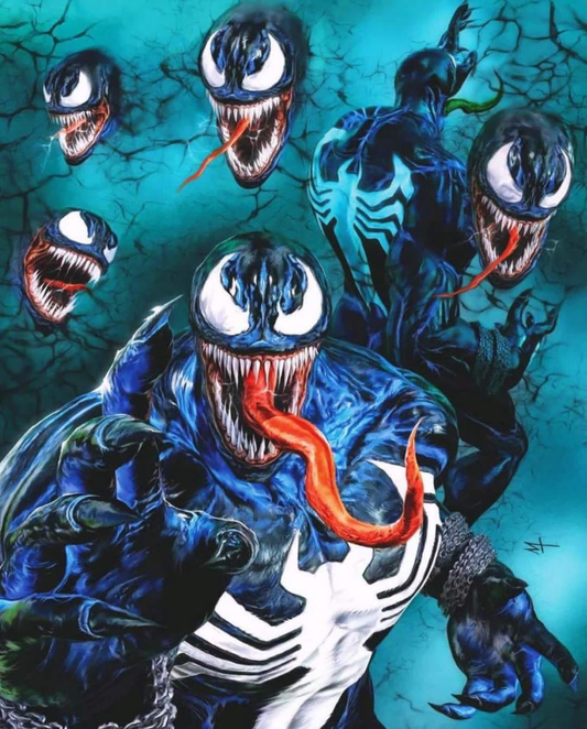 Venom Symbiote Art 482 Print Poster
