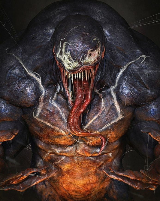 Venom Tongue Out 47 Print Poster