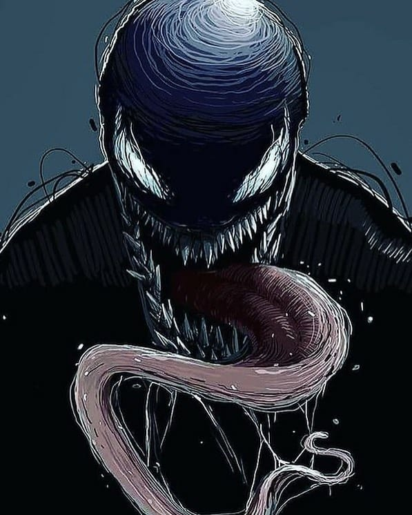 Venom Tongue Out 8375 Jigsaw Puzzle