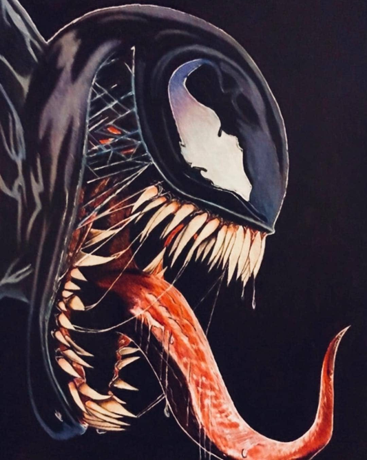 Venom Tongue Teeth 1 Print Poster