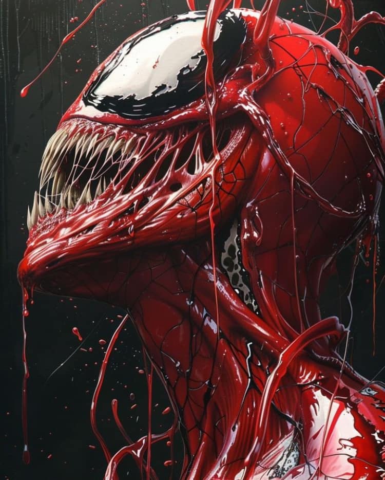 Venomized Spider Character Art Print Poster