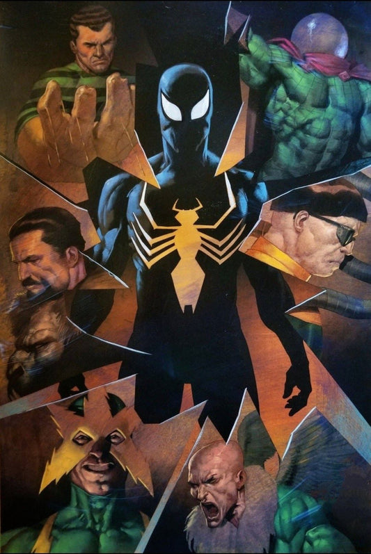 Venomous Heroes Collage Print Poster