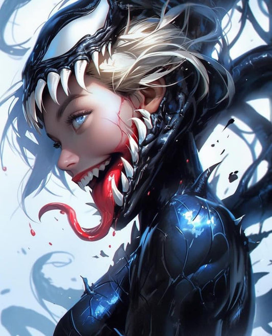 Venomous Heroine Portrait Print Poster