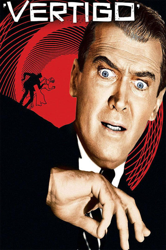 Vertigo Movie Romance Mystery Thriller Painting Print Jigsaw Puzzle