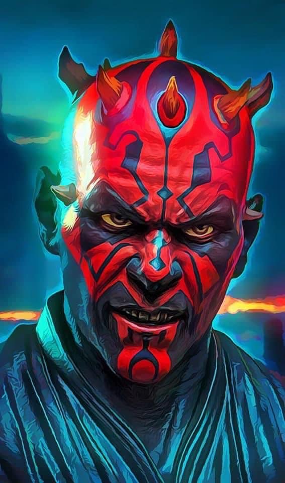 Vibrant Character Portrait Print Poster