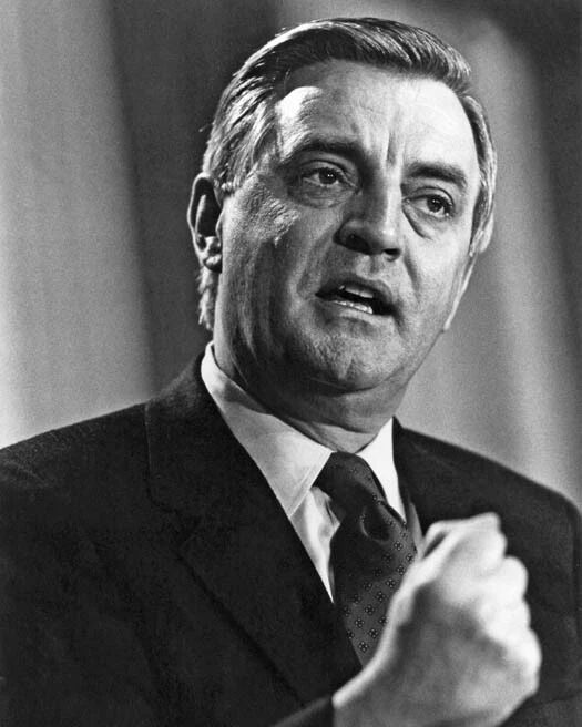 Vice President Walter Mondale Glossy Keychain Keychain Political Print 2