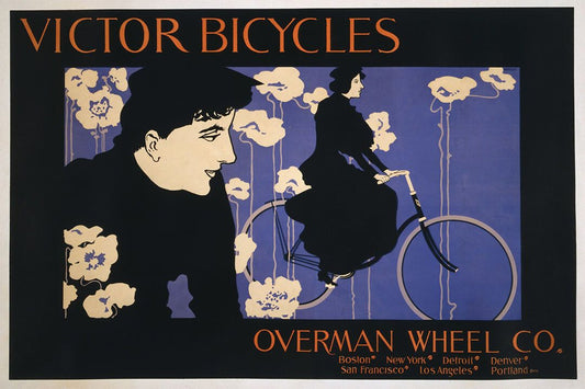 Victor Bicycle Riding 1890S Bike Advertising Jigsaw Puzzle