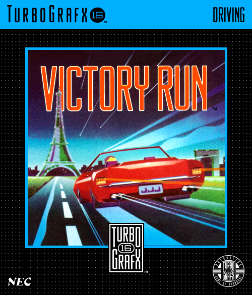 Victory Run Turbografx 16 Print Poster