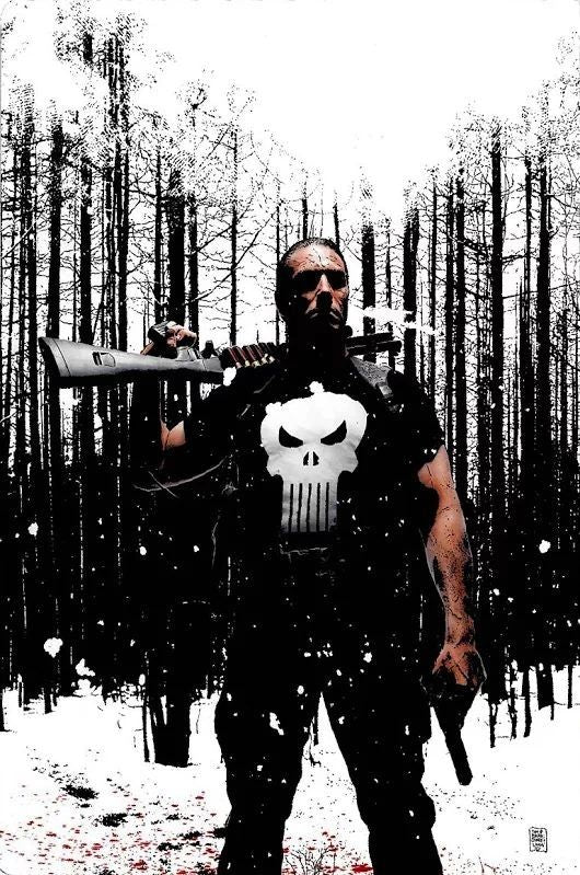 Vigilante In Forest Snow Print Poster