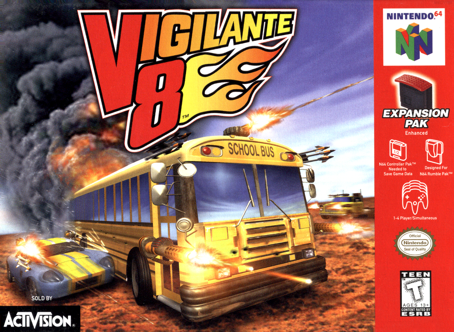 Vigilante 8 N64 Keychain