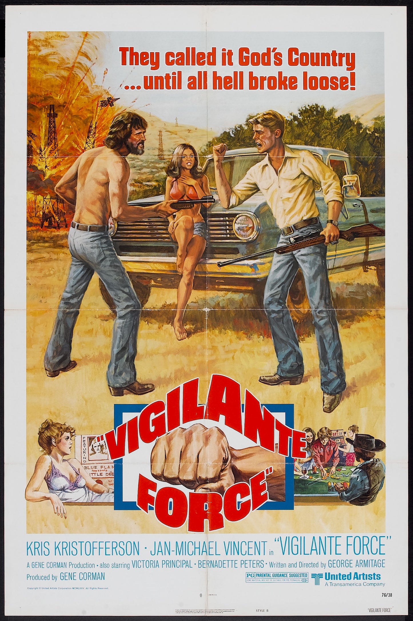 Vigilante Force 01 Movie Magnet