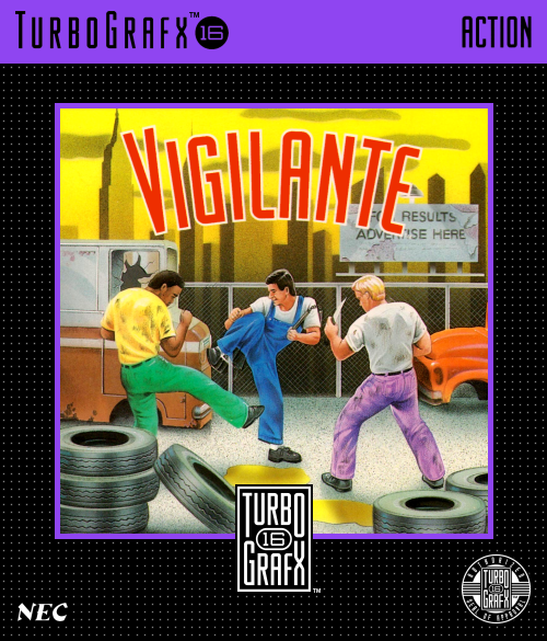 Vigilante Turbografx 16 Print Poster