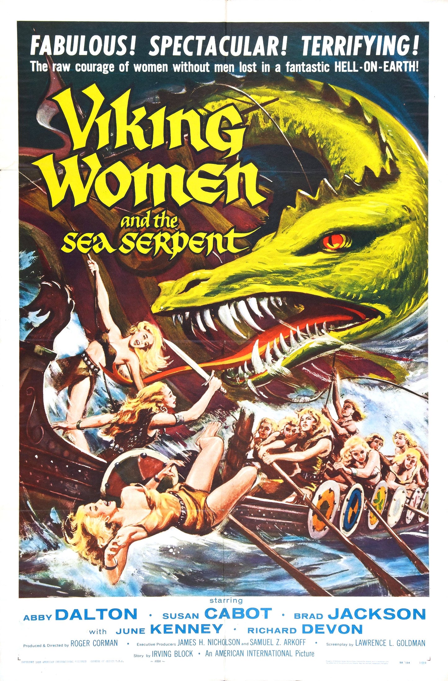 Viking Women And Sea Serpent 01 Movie Magnet