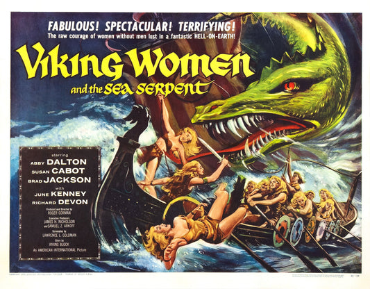 Viking Women And Sea Serpent 02 Movie Magnet
