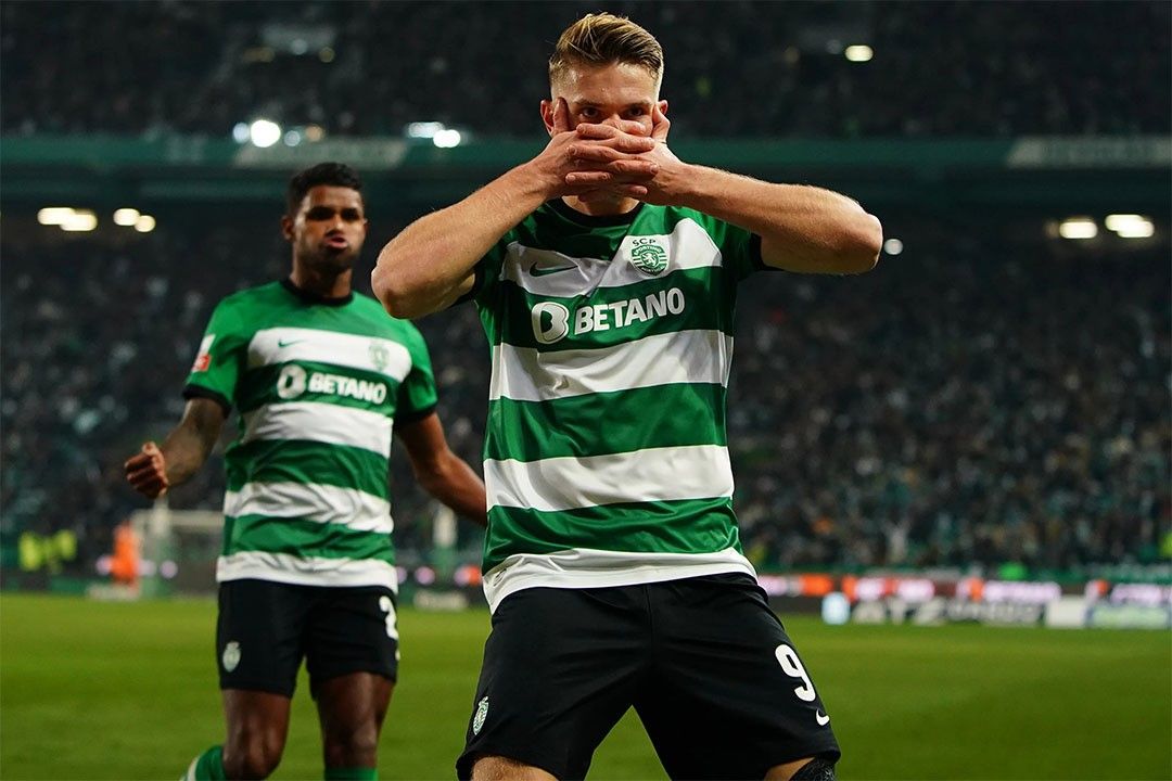 Viktor Gyokeres Sporting Cp Soccer Team Player Match Goal Jigsaw Puzzle