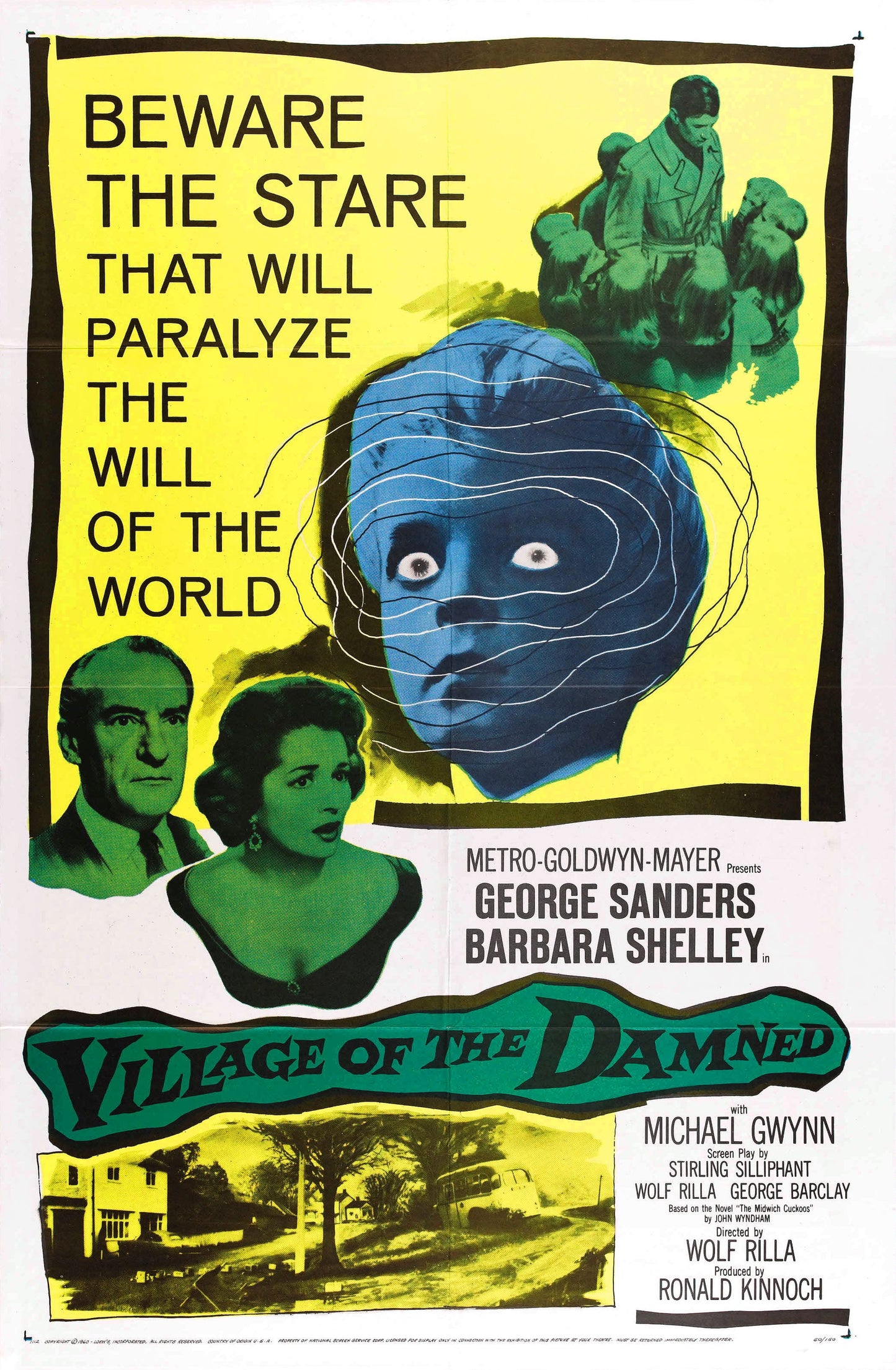Village Of Damned 01 Movie Magnet