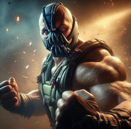 Villain Character Bane In Action Print Poster