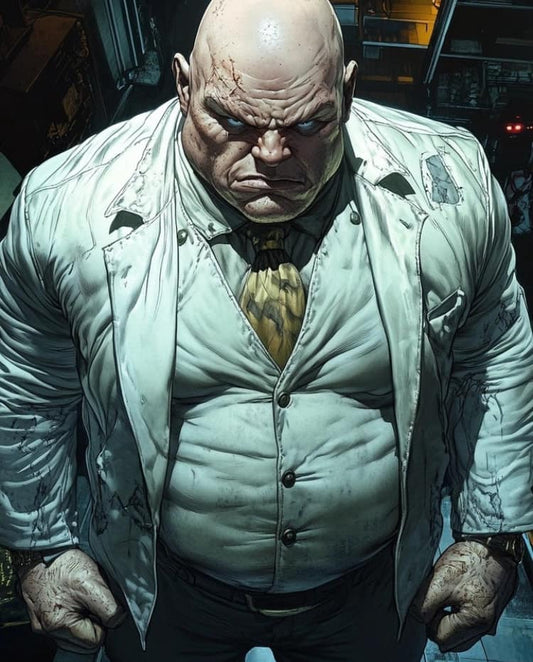 Villain Character Portrait Angry Expression Print Poster