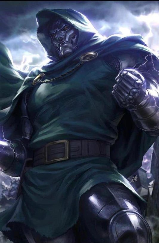 Villain Portrait Doom Print Poster