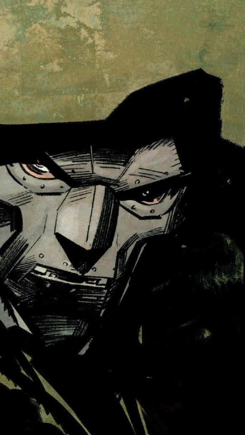 Villain Portrait Illustration Print Poster