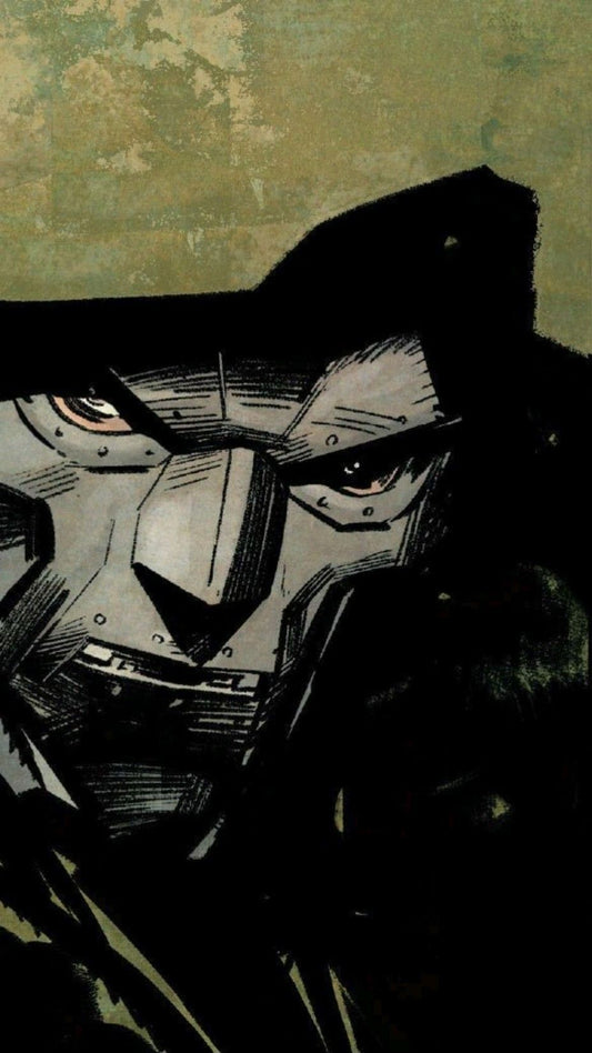 Villain Portrait Illustration Print Poster